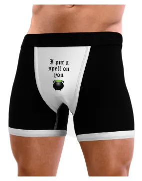 I Put A Spell On You Witches Cauldron Halloween Mens Boxer Brief Underwear