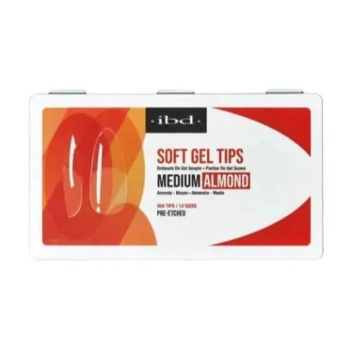 IBD Soft Gel Tips - Medium Almond