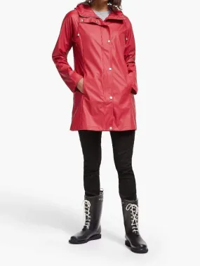 Ilse Jacobsen T Rain87 Raincoat Deep Red 303