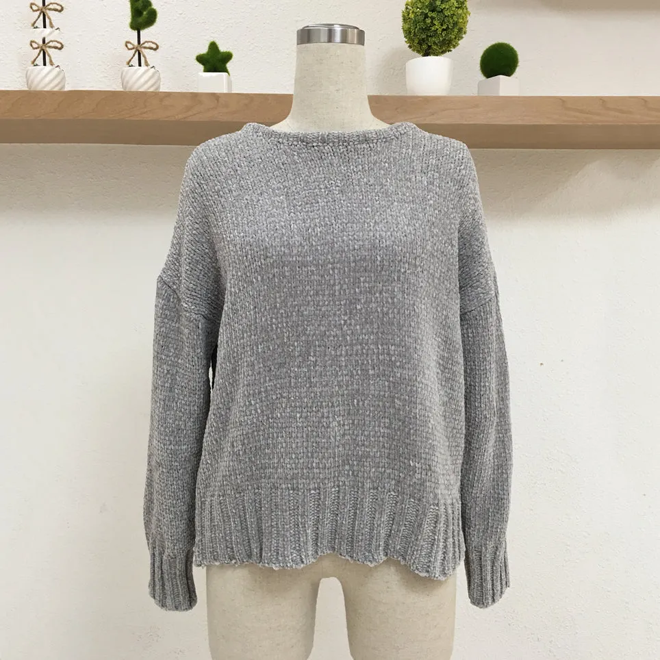 JAZZY Open Back Sweater - 4 Colors