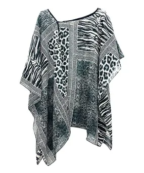 JC083533 Leopard Poncho