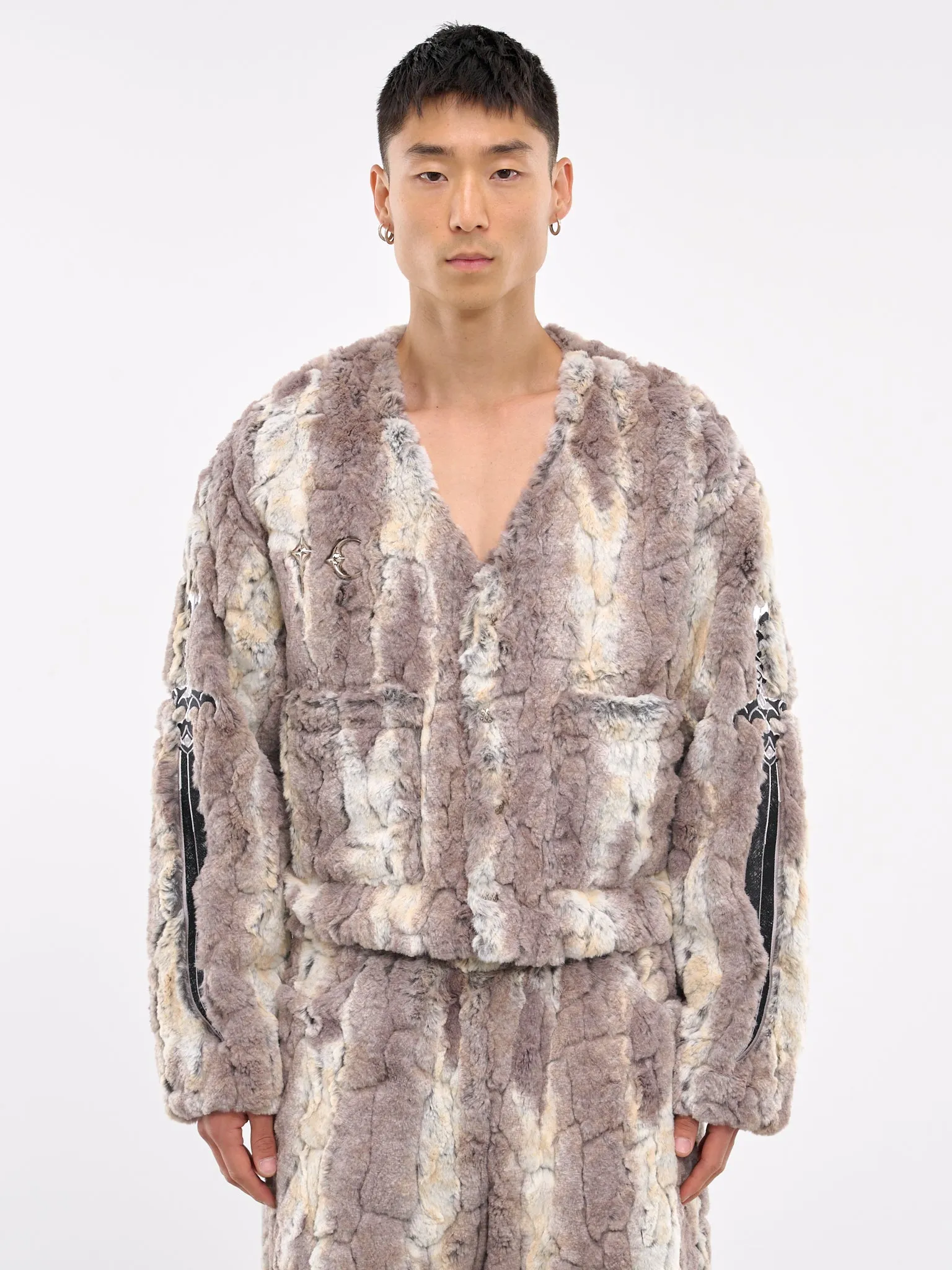 Jindo Mix Faux Fur Jacket (JK2202-BEIGE)