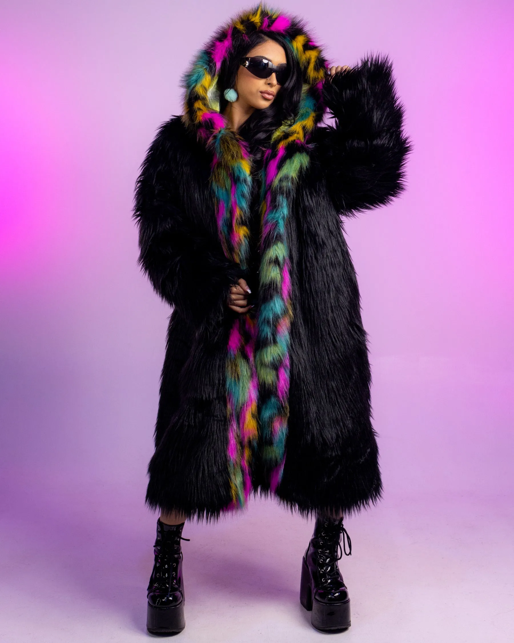 Jungle Wild Unisex Faux Fur Coat