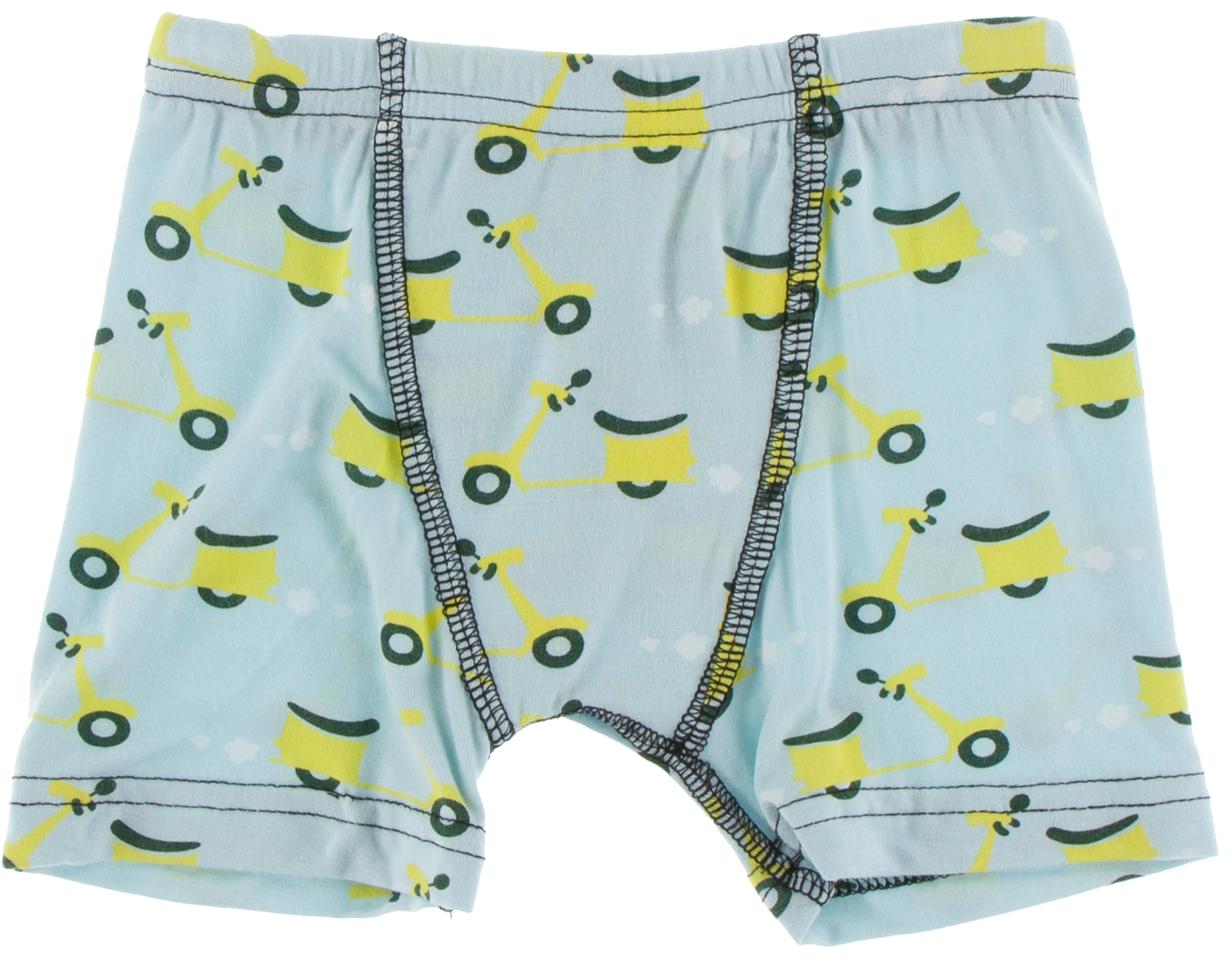 KicKee Pants Zebra Tuscan Cow & Spring Sky Scooter Boxer Briefs Set