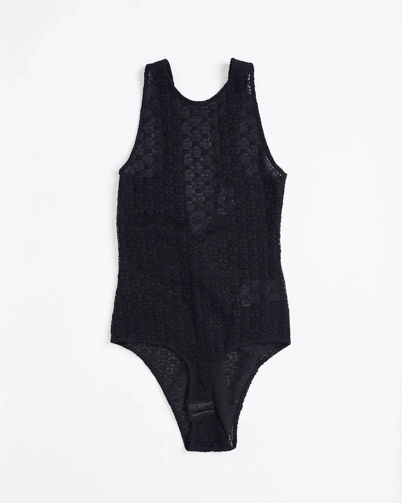 Lace Intimates Bodysuit in Black