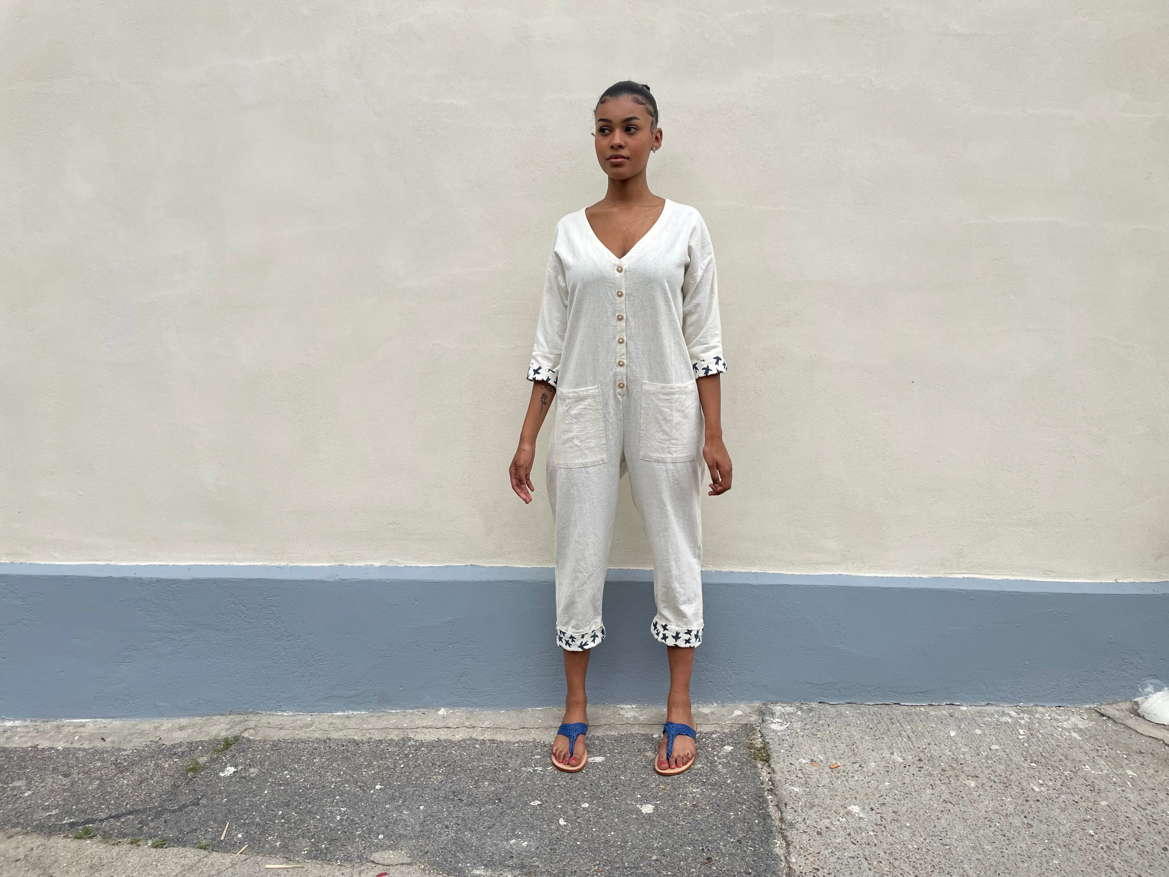 Liberté White Jumpsuit (S-L)