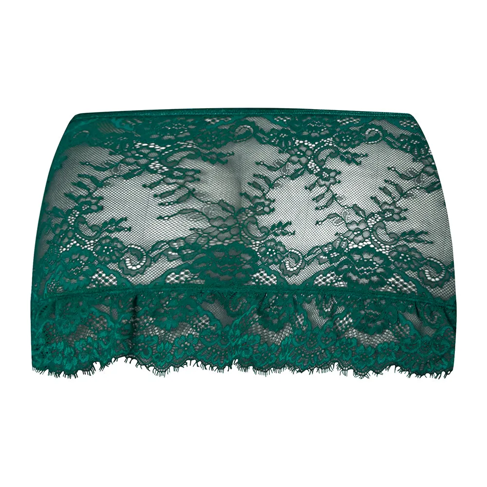 Magic Silk Evermore Flounce Skirt Emerald L/XL