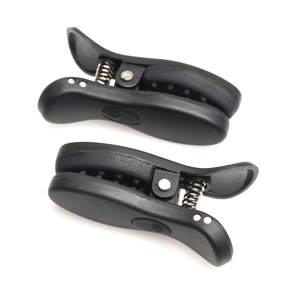 Master Series Vibrating Nipple Clamps with Rechargeable Case