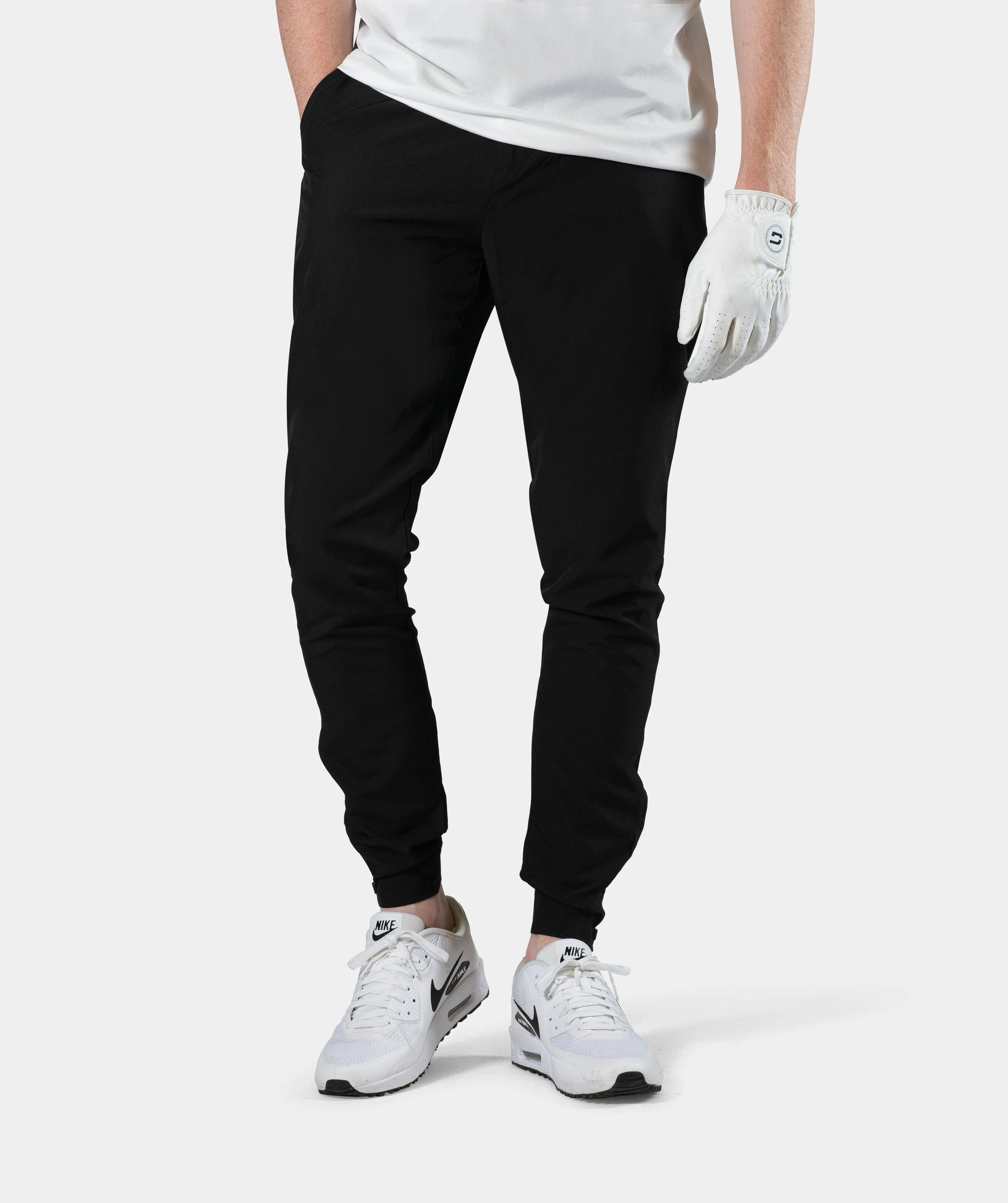 MEN'S GOLF JOGGERS - BLACK