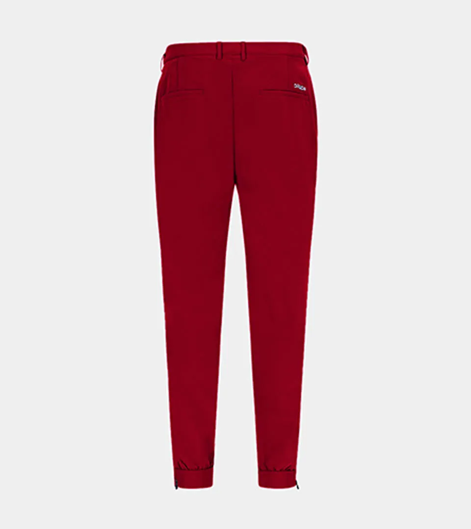 MEN'S GOLF JOGGERS - BURGUNDY