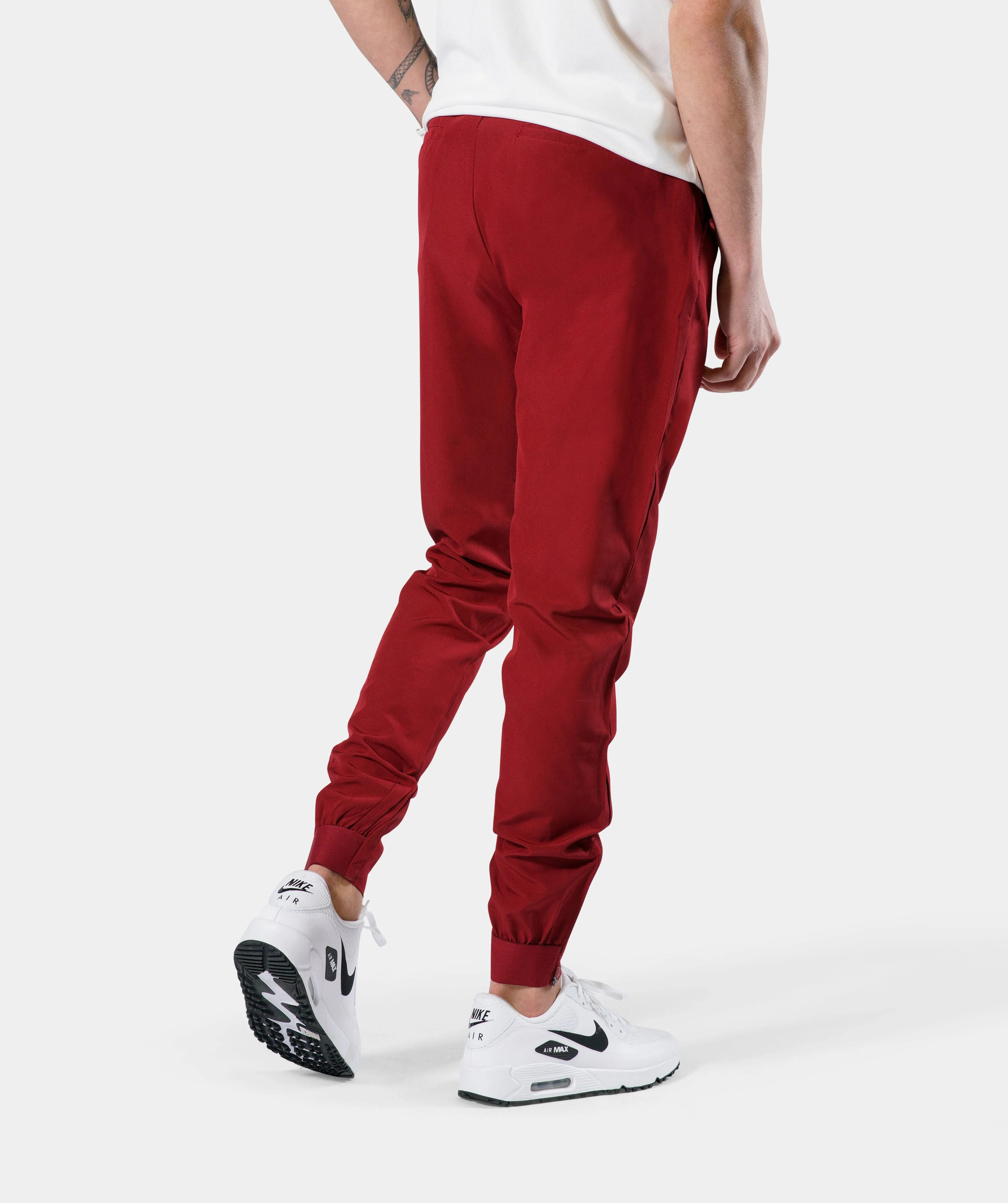 MEN'S GOLF JOGGERS - BURGUNDY