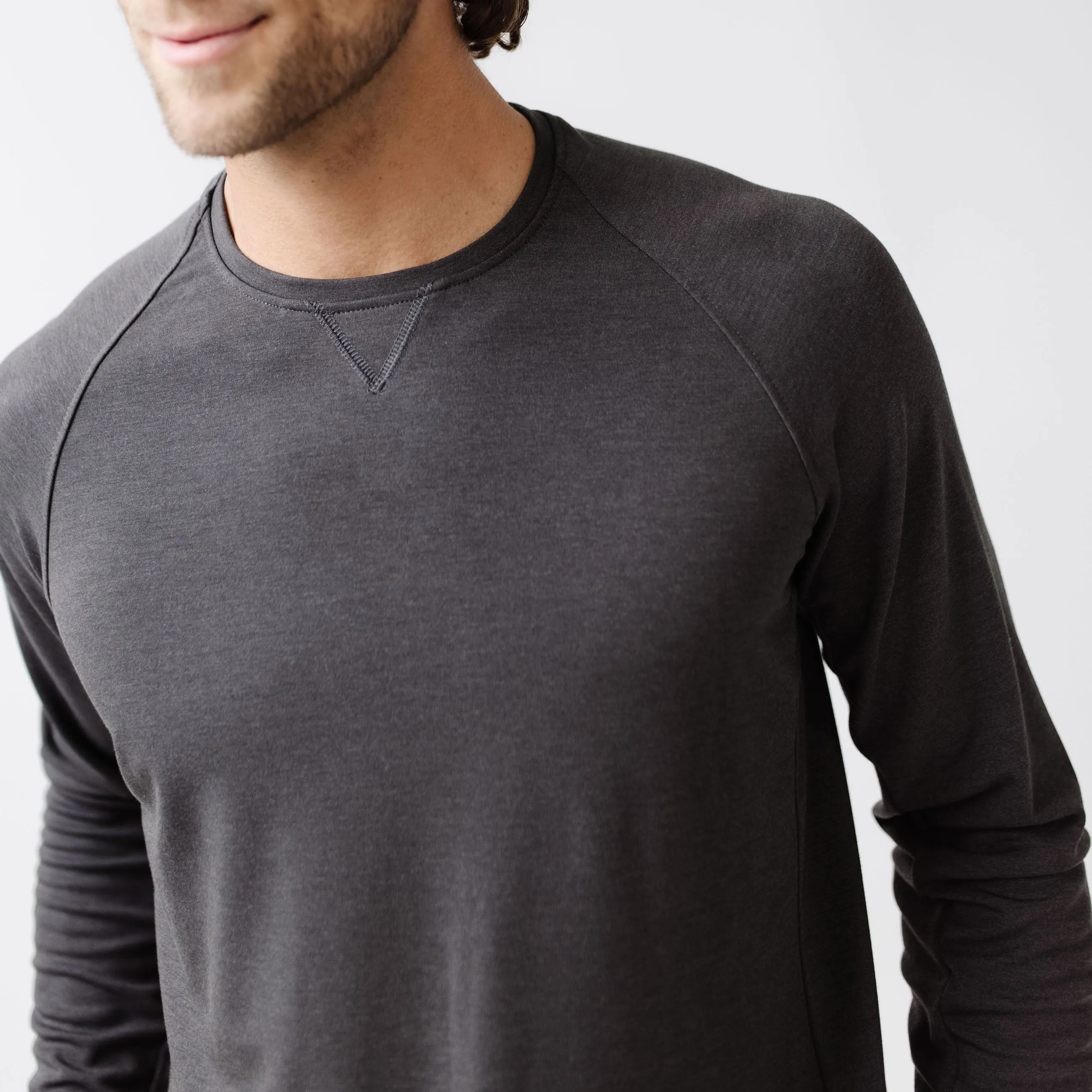 Men's Ultra-Soft Bamboo Pullover Crew