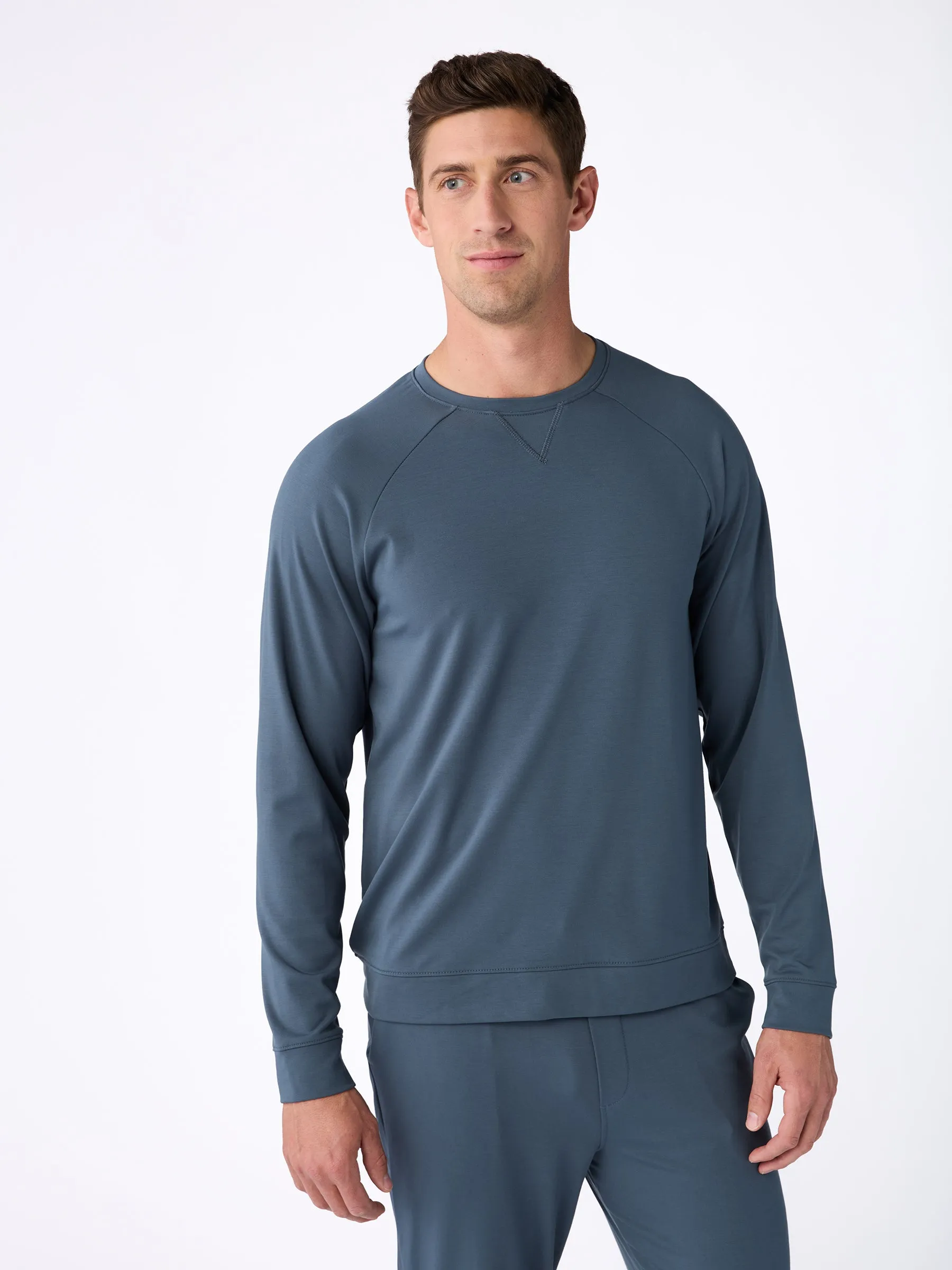 Men's Ultra-Soft Bamboo Pullover Crew