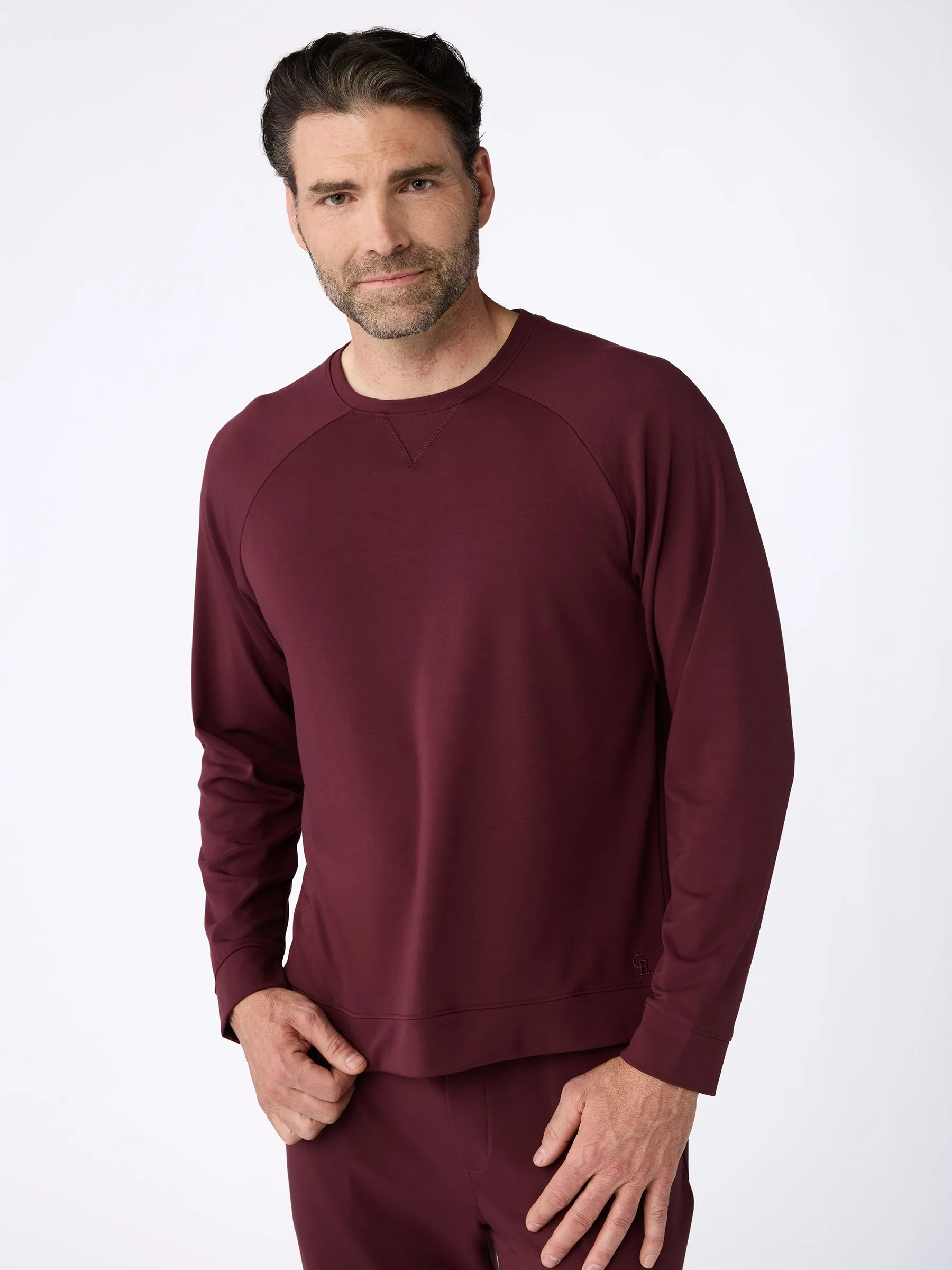 Men's Ultra-Soft Bamboo Pullover Crew