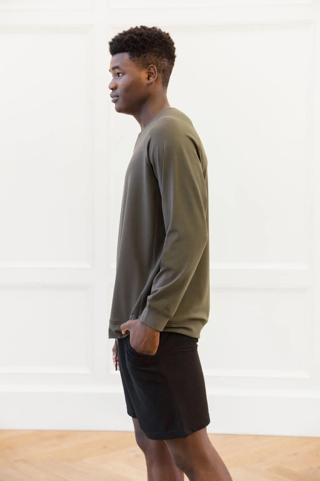 Men's Ultra-Soft Bamboo Pullover Crew