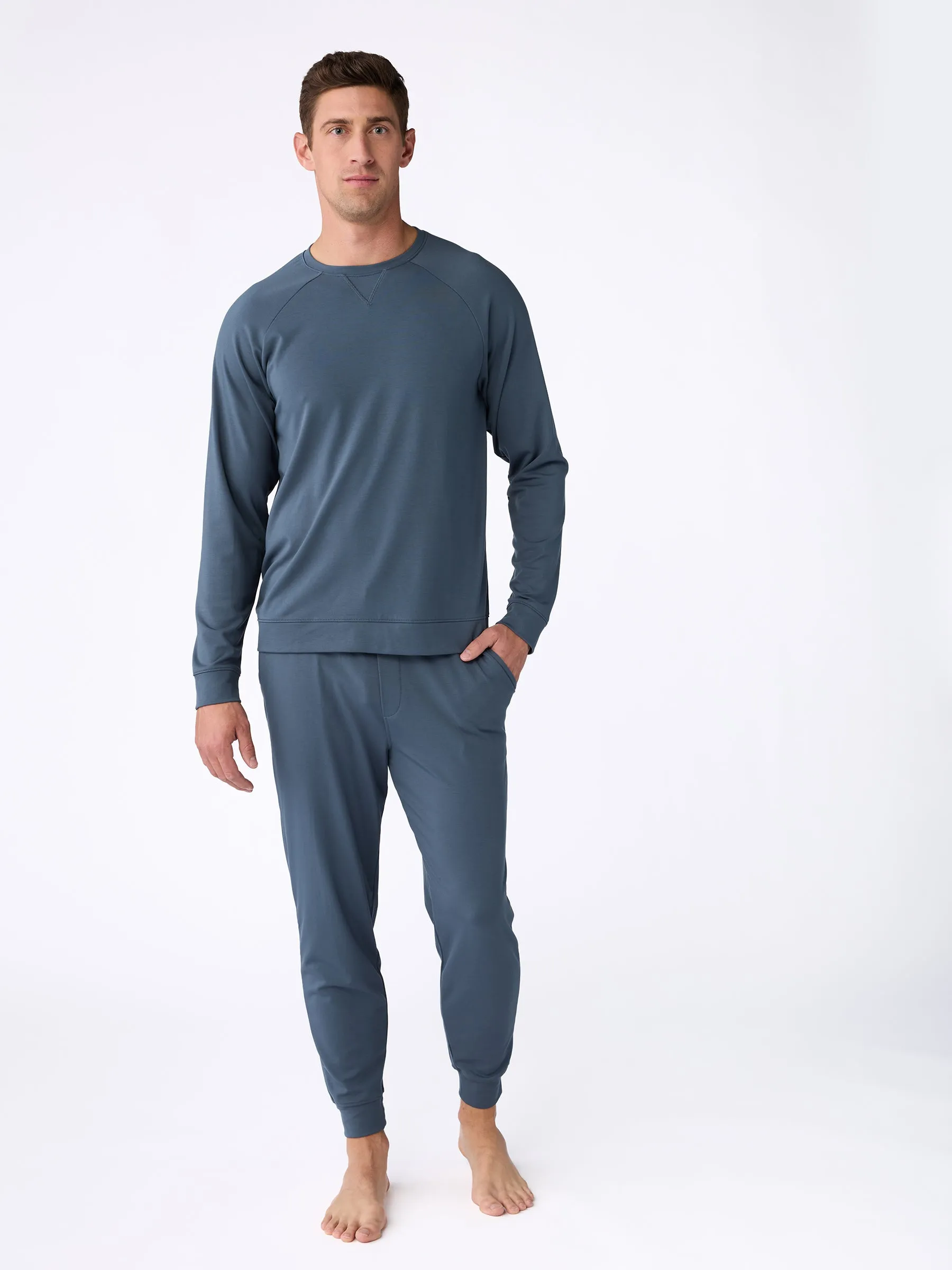 Men's Ultra-Soft Bamboo Pullover Crew