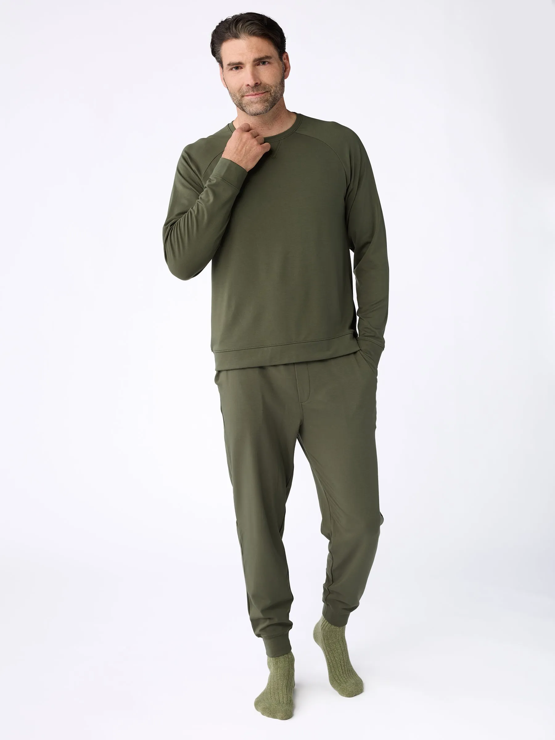 Men's Ultra-Soft Bamboo Pullover Crew