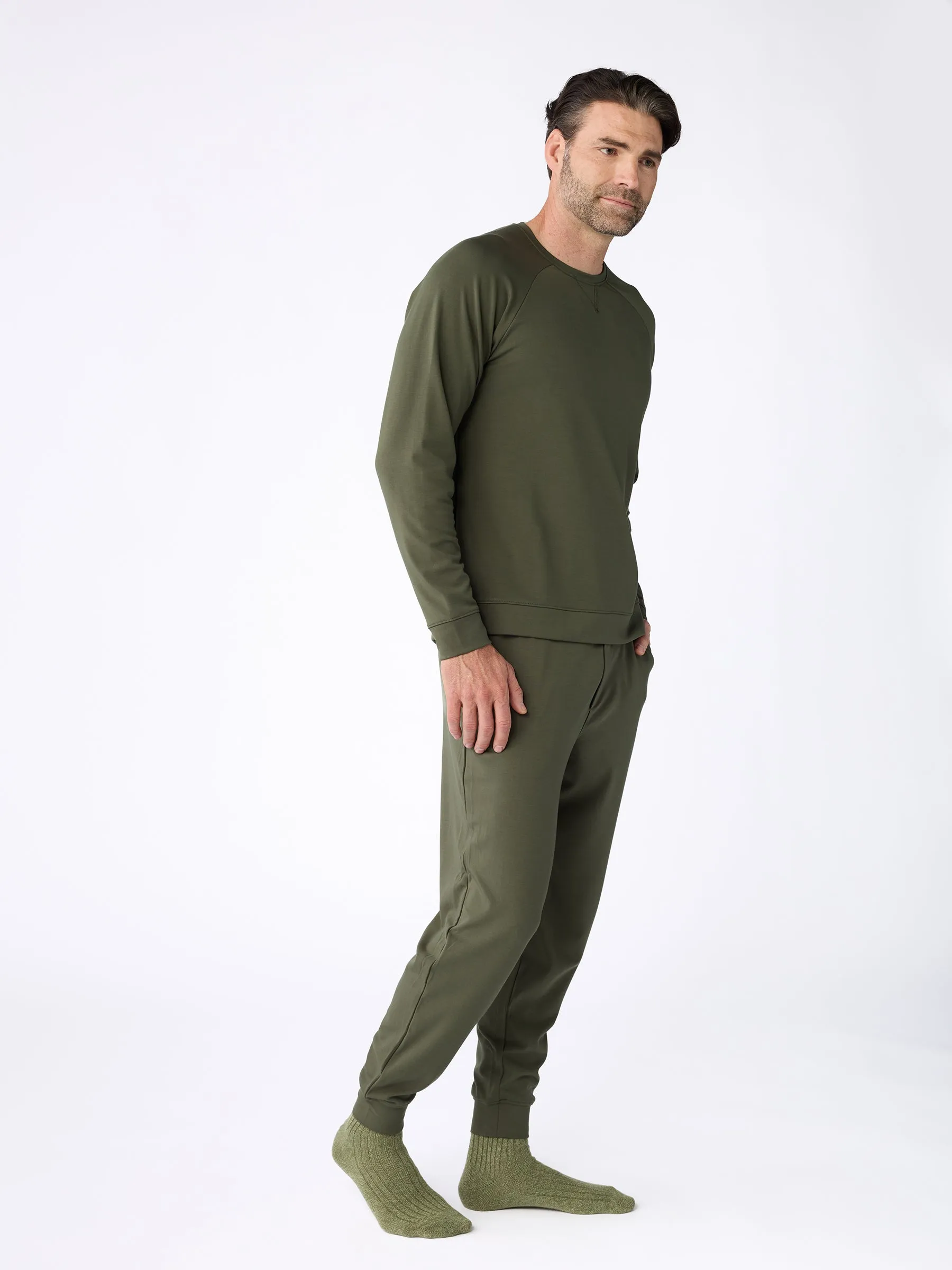 Men's Ultra-Soft Bamboo Pullover Crew