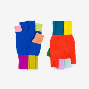 Mismatch Fingerless Gloves