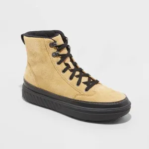 New - Men's Holden All Weather Sneaker Boots - Goodfellow & Co Tan 8