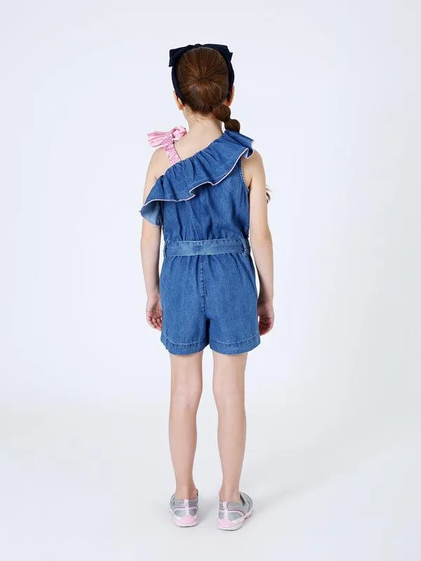 One Friday Blue Denim Jumpsuit