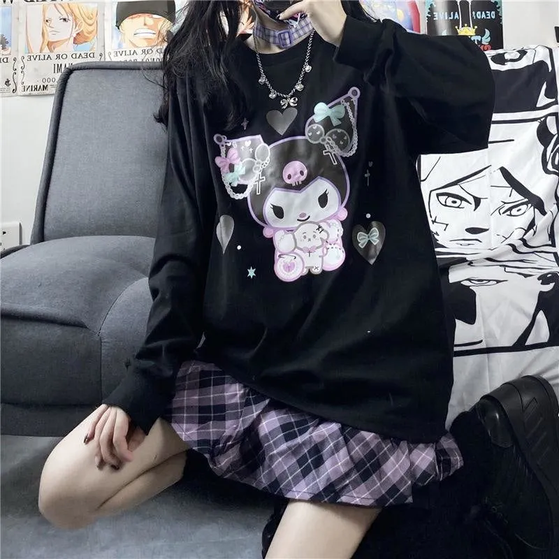 Pastel Goth Bunny Crewneck