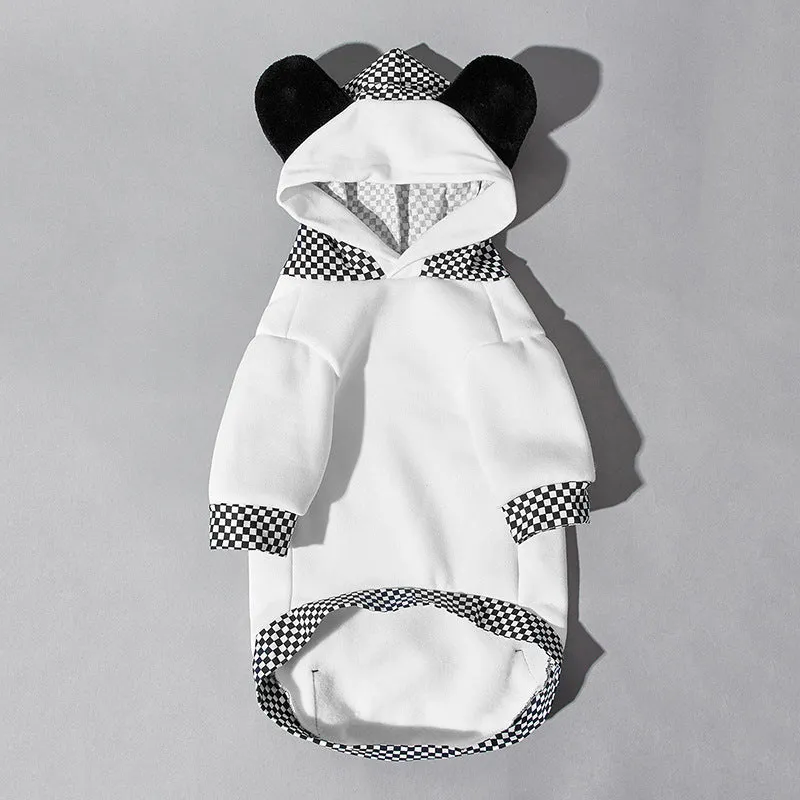 Pet Clothes Autumn and Winter Puppy Clothes Hooded Sweater