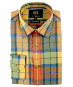 Plaid Shirt | 80% Cotton 20% Wool