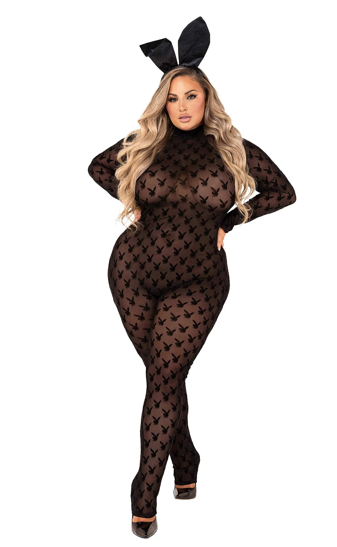 Plus Size Playboy Bunny Bodysuit