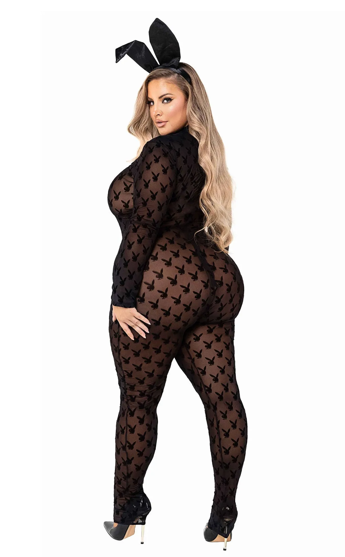 Plus Size Playboy Bunny Bodysuit