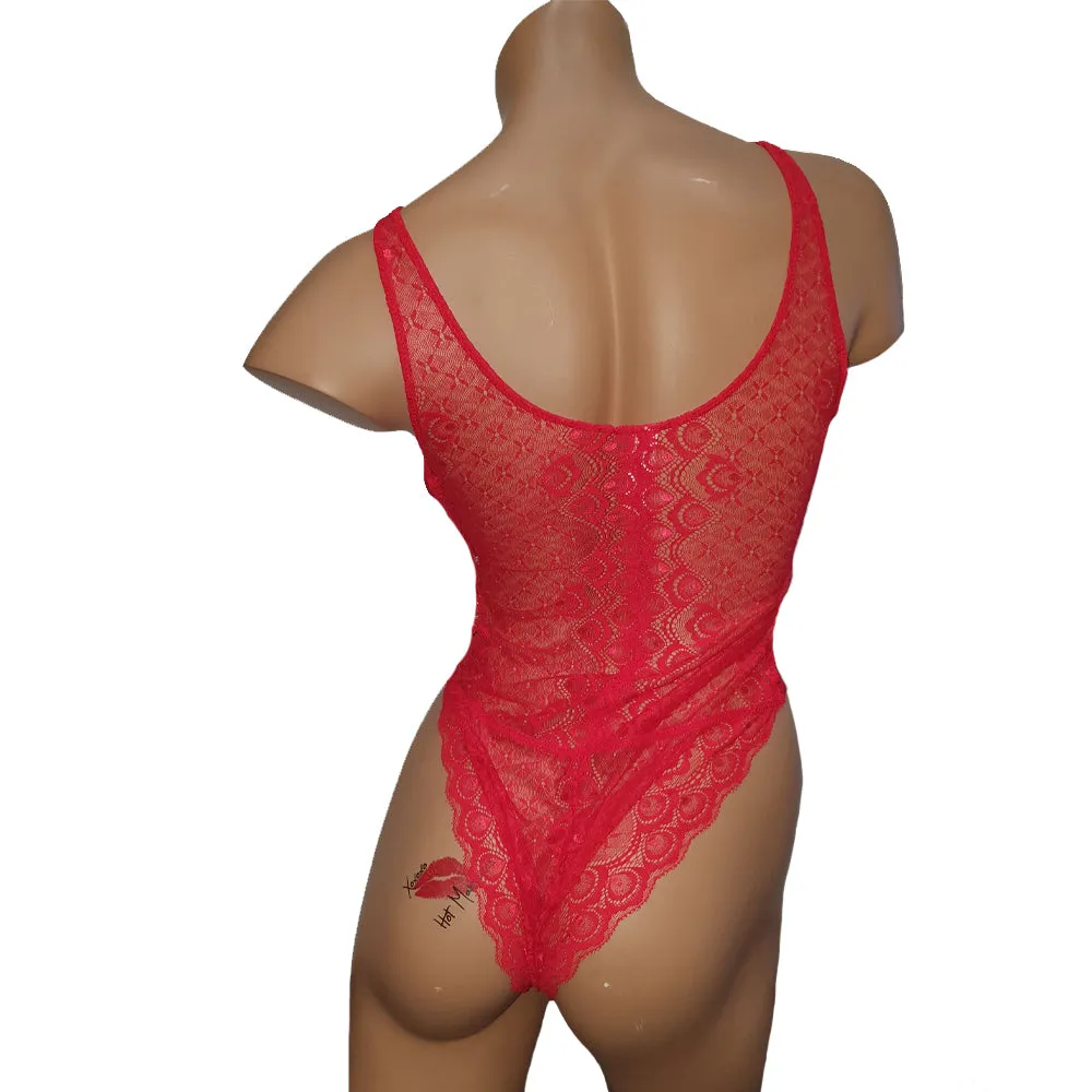 Poison Rose - Side Strap Bodysuit - 4247