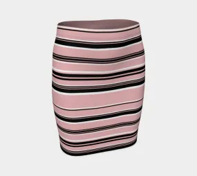 Pressed Rose Striped Skirt