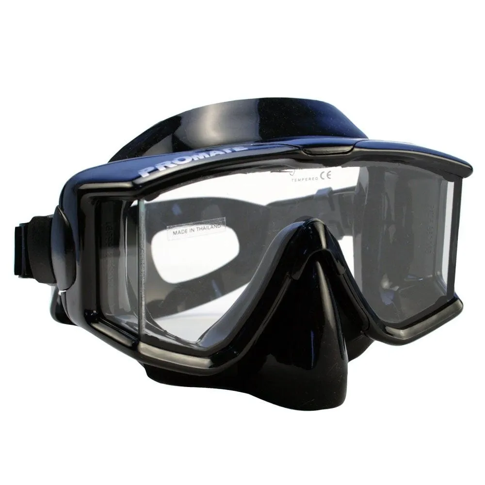 Promate Avanti TL Side-view Edgeless Scuba Dive Purge Mask - MK398