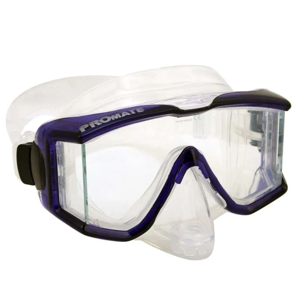 Promate Avanti TL Side-view Edgeless Scuba Dive Purge Mask - MK398