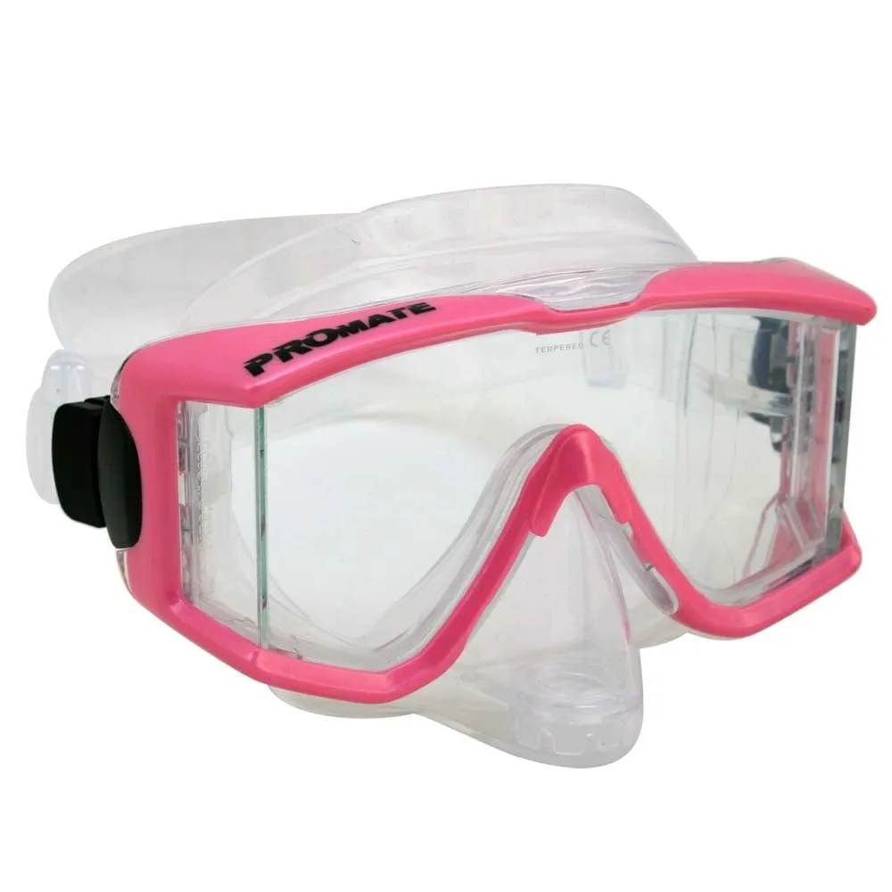 Promate Avanti TL Side-view Edgeless Scuba Dive Purge Mask - MK398