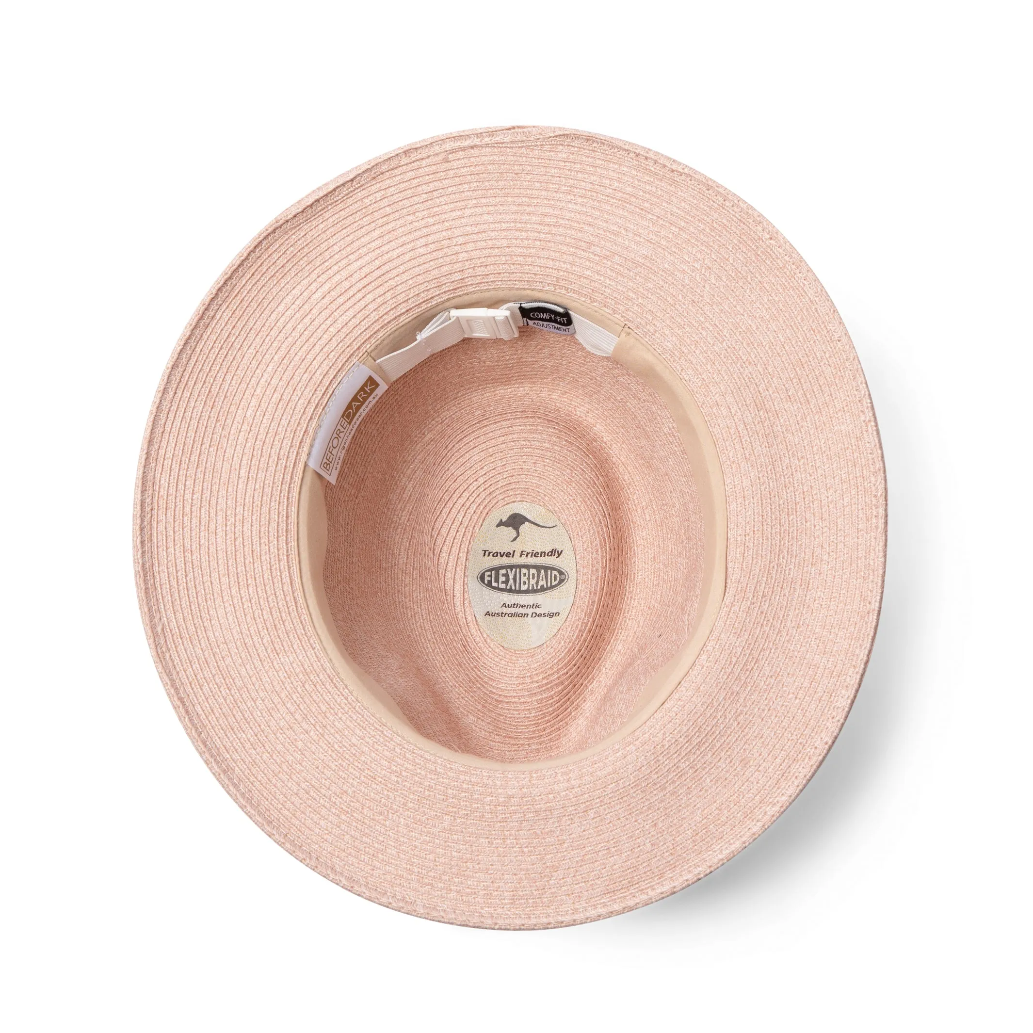 Rigon Avoca Flexibraid Fedora - Old Rose