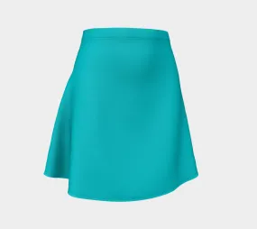 Robin's Egg Blue Flare Skirt