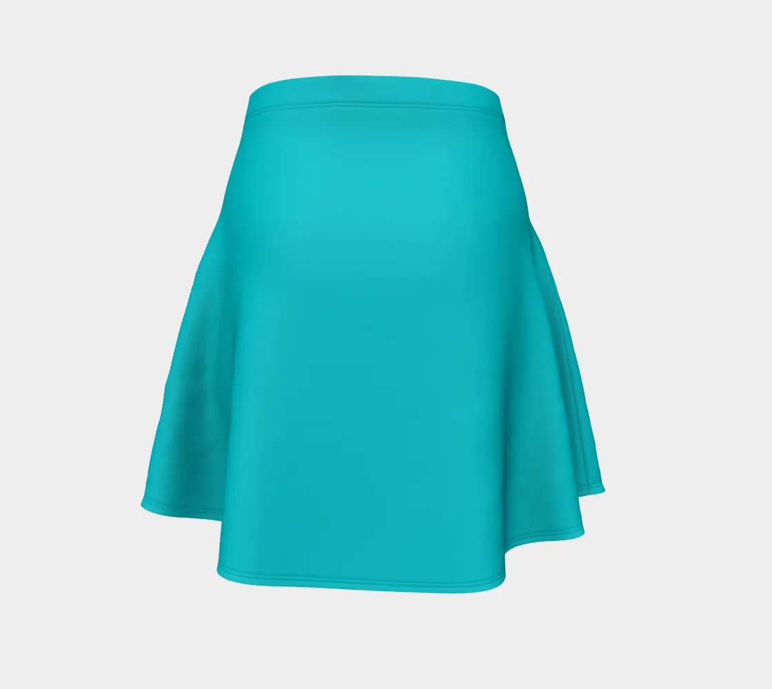 Robin's Egg Blue Flare Skirt