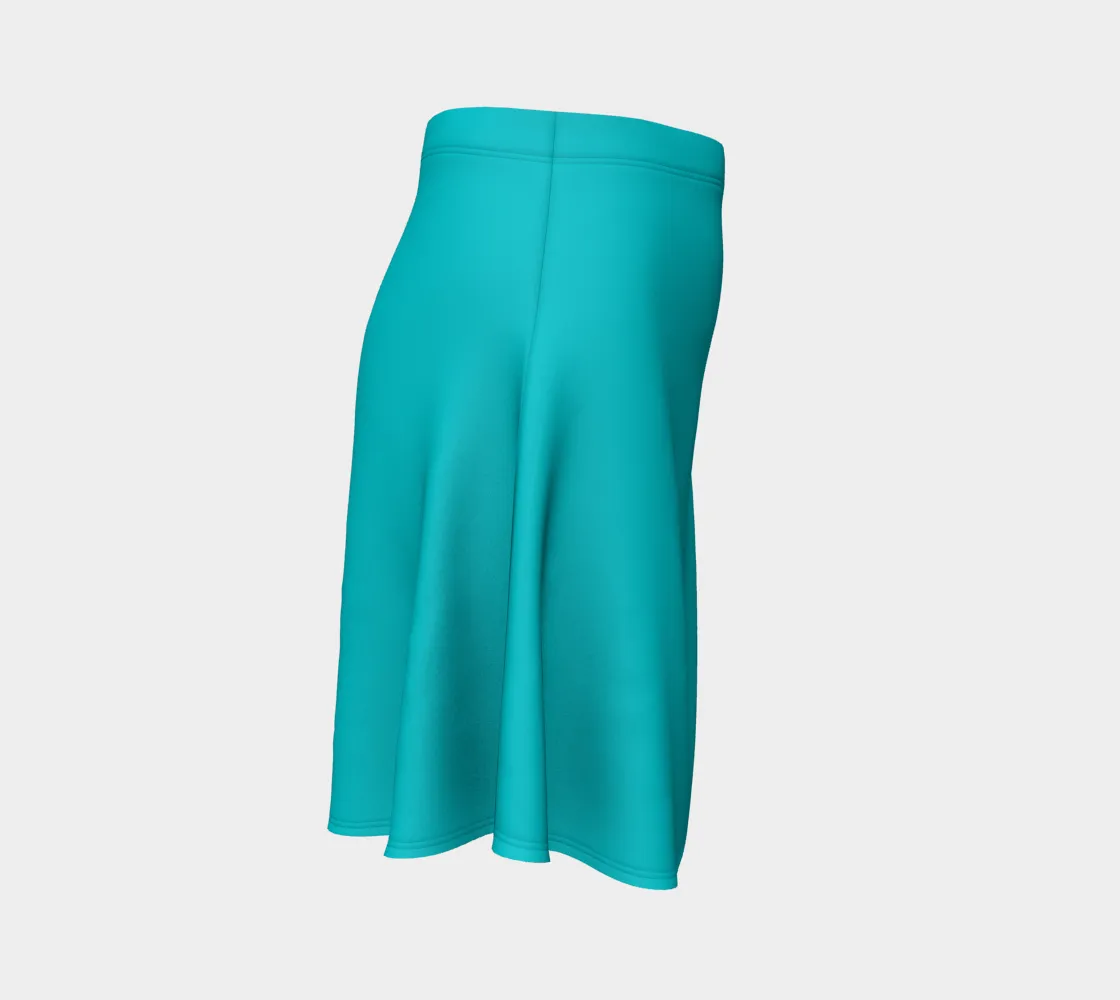 Robin's Egg Blue Flare Skirt