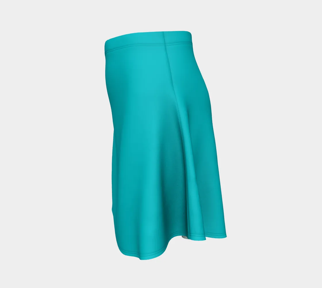 Robin's Egg Blue Flare Skirt