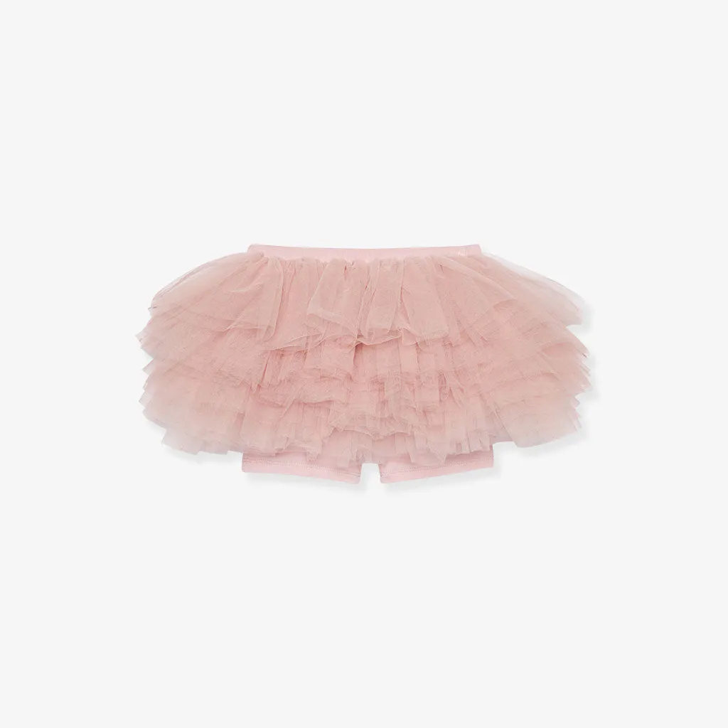 Rose Petal Tulle Skort