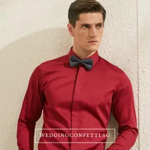 Royston Red Long Sleeve Shirt