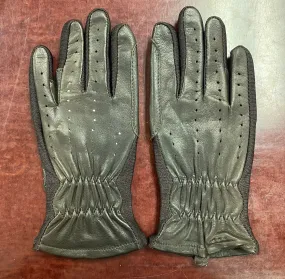 Small Good Hands Black Leather Gloves