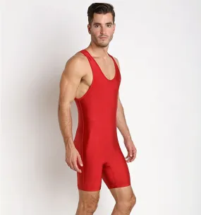 Solid Color Nylon Spandex Sport Unitard