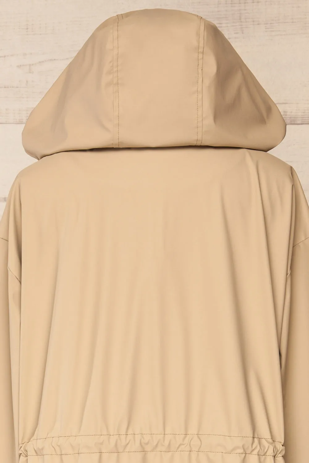 Tchekaline | Oversized Hooded Raincoat w/ Drawstring