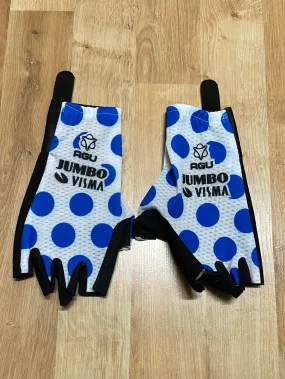 Team Jumbo Visma AGU Race Gloves Polka Blue