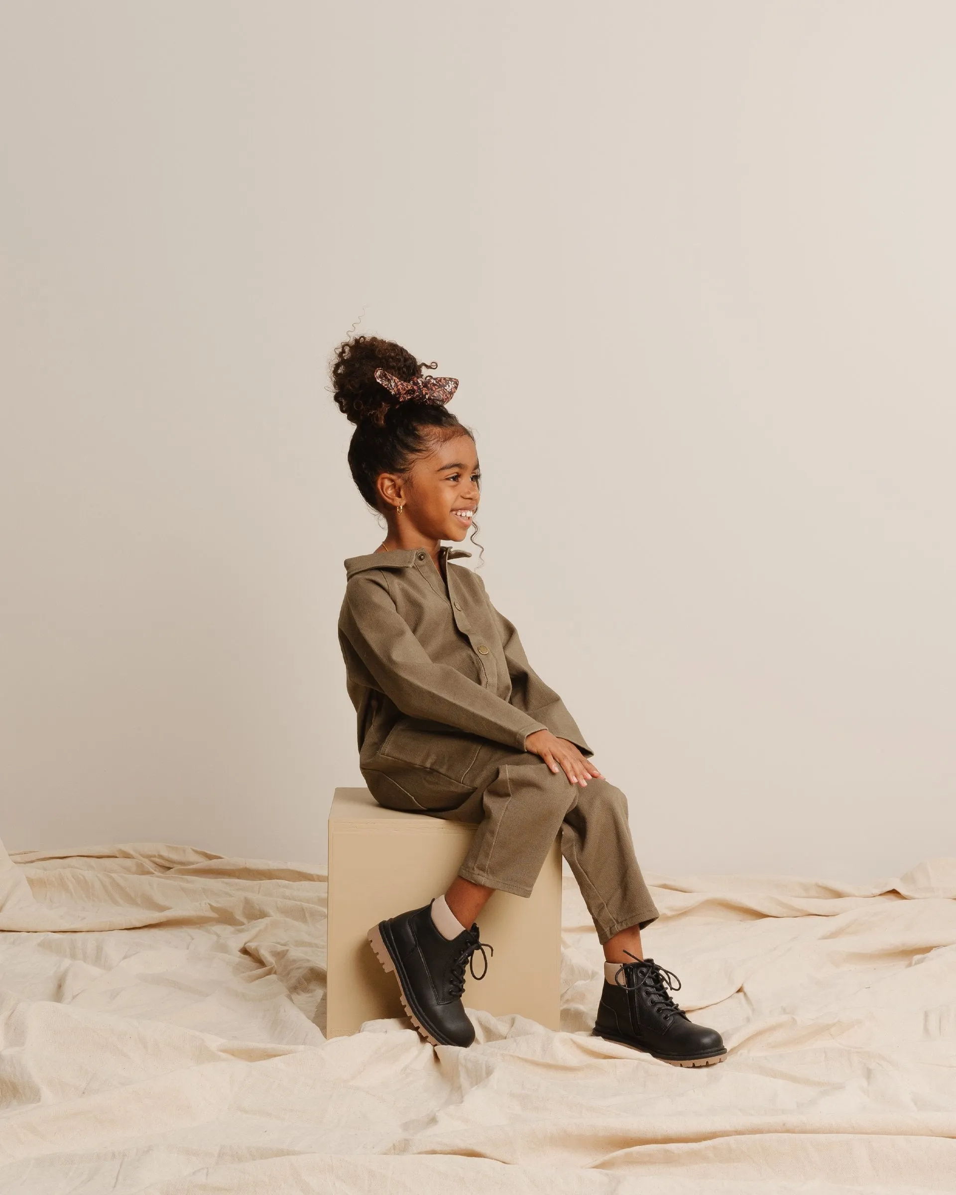 The Coverall Jumpsuit by Rylee & Cru - Olive - KIDS