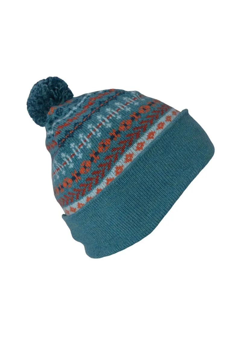 Ugie Fair isle Ski hat - Teal