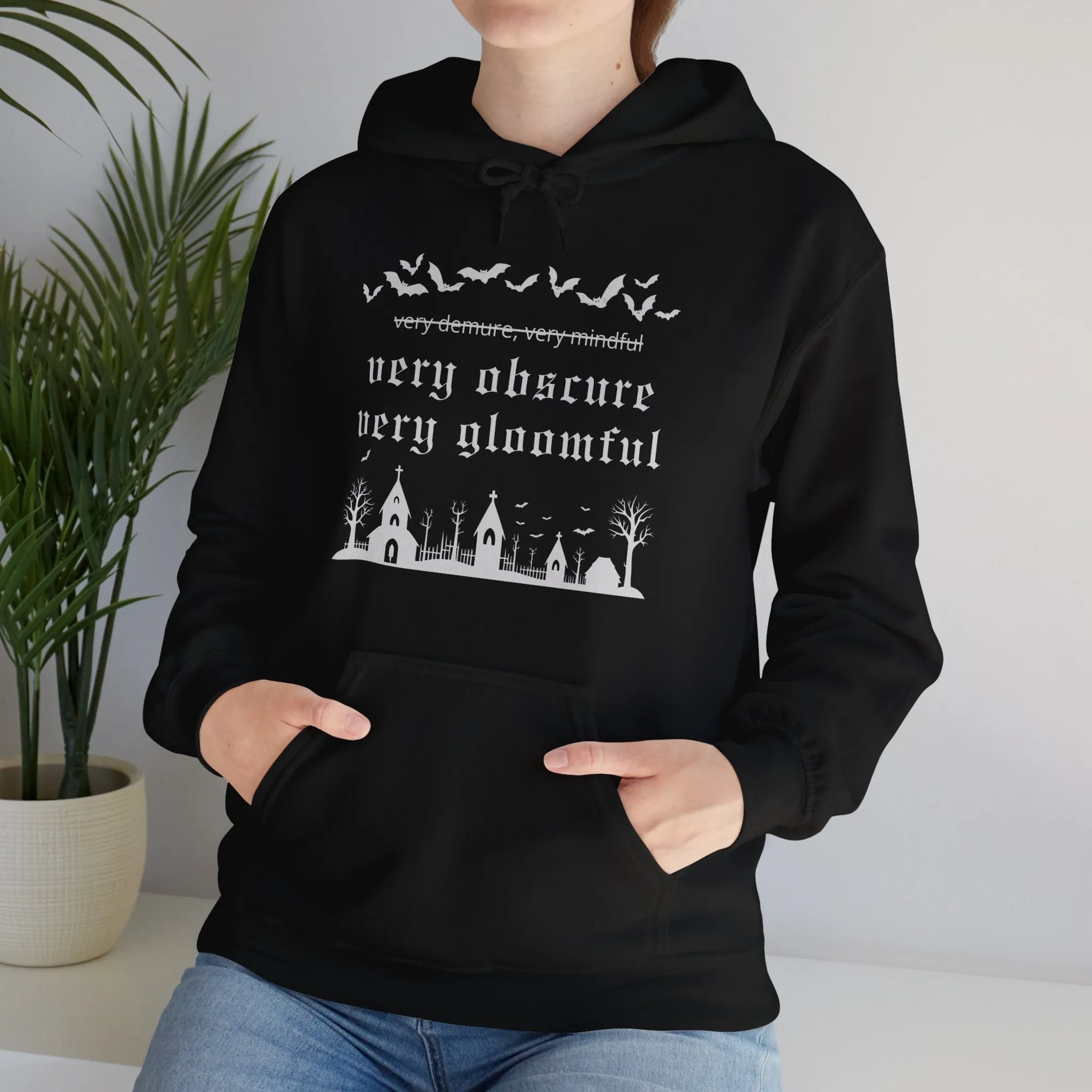 VERY OBSCURE VERY GLOOMFUL v.2 Alt Gothic Unisex Heavy Blend™ Hooded Sweatshirt