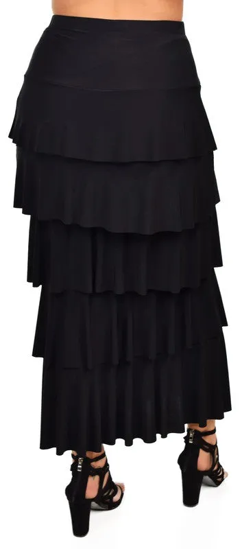 Waterfall Maxi Skirt